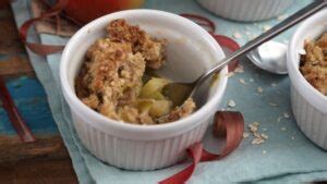 Mini Apfel Crumble ohne weissen Zucker ⋆ Miss Broccoli