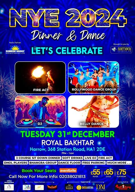 NEW YEARS EVE DINNER & DANCE CELEBRATION, Royal Bakhtar Banquet Hall ...