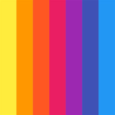 Colorful Rainbow Color Palette - ColorDrop