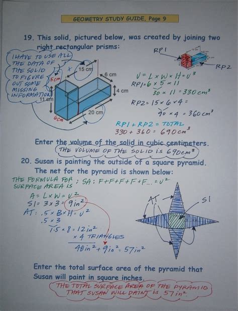 Image result for Basic Geometry Formulas6th Grade