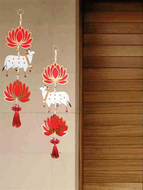 VRB DecTM Lotus Hangings for Decoration/Hanging for Home Decor/Ganpati ...