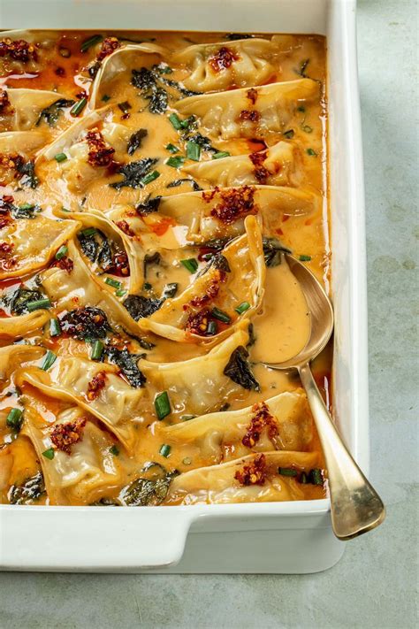 Trader Joe's Viral Dumpling Bake - Lovely Delites