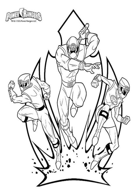 Collection of Power Rangers Printable Coloring Pages - Free Printable