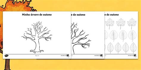 Minha Árvore de Outono - Atividade de Colagem - Twinkl