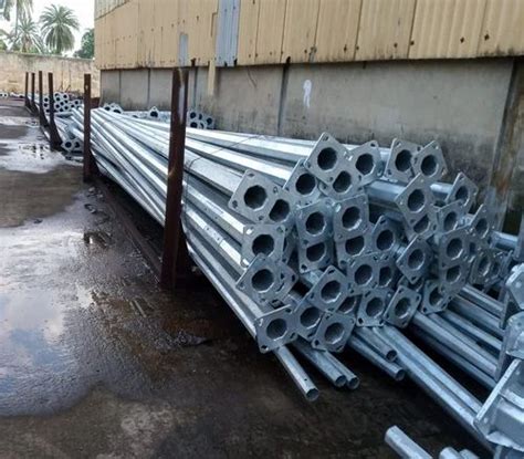 Gi Octagonal Pole - GI Octagonal Pole Manufacturer from Bengaluru