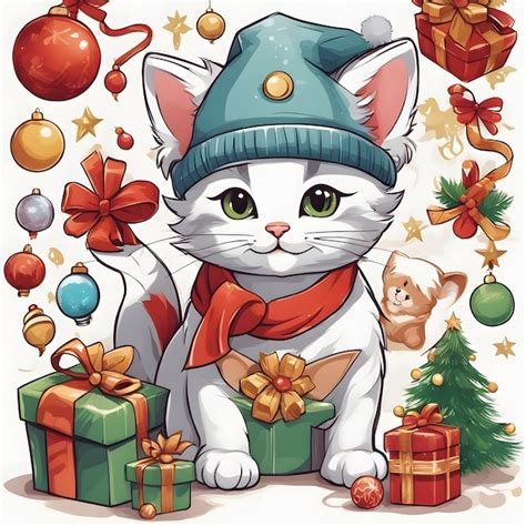Image result for Python Christmas Kitten