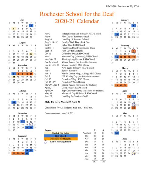 Academic Calendar University Of Rochester 2023 - Academiccalendars.net