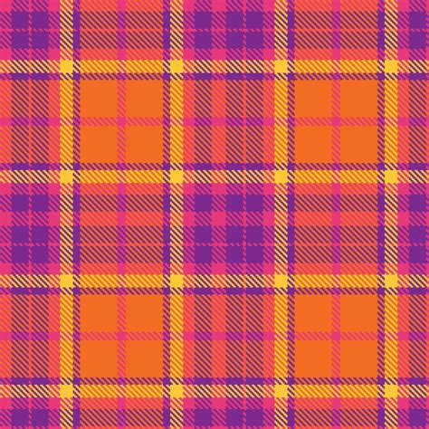 Cool Dark Hot Pink and Soft Purple Seamless Tartan Fabric Design ...