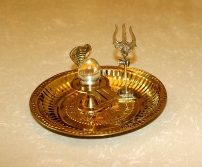 NAVYAKSH Crystal (Sphatik) Shiva Ling/Shivling Decorative Showpiece - 8 ...