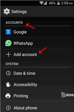 Image result for Android Email Add Account