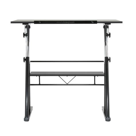 Buy Zenith 42 in. W Drawing/ Writing Desk in Black with Angle ...