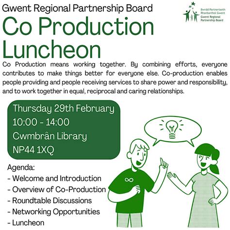 CoProduction Luncheon, Cwmbran Library, February 29 2024 | AllEvents.in