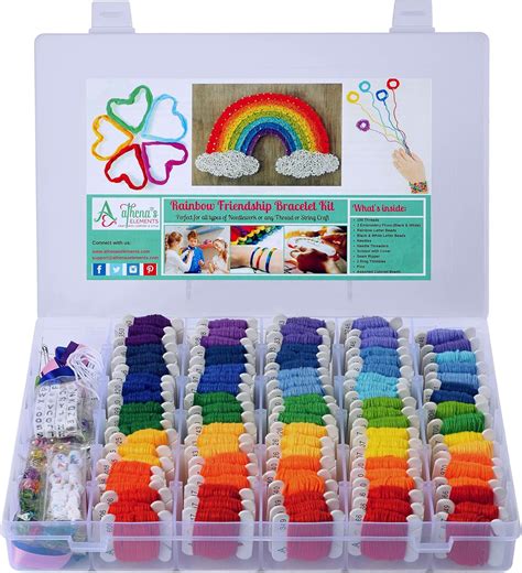 Buy Friendship Bracelet String Kit - 276pcs Embroidery Floss and ...