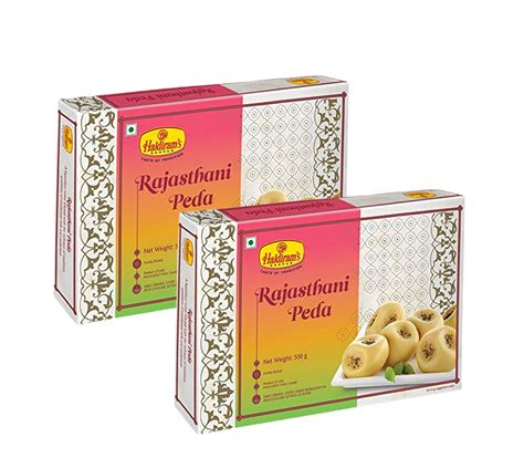 Haldiram's Nagpur Milk Rajasthani Peda (500G X 2) Pack Of 2, 1000 Gram ...