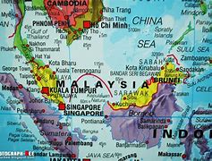 Image result for World Map Showing Malaysia
