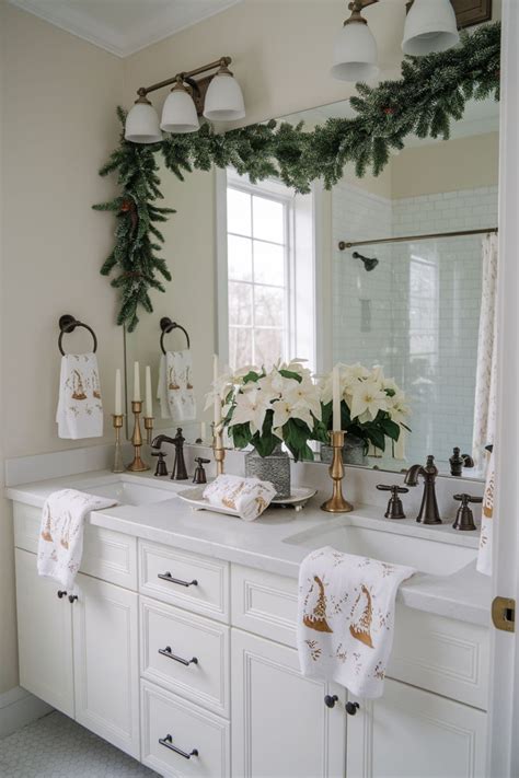15 Festive Christmas Bathroom Decor Ideas You'll Love