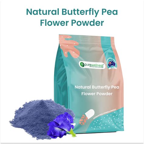 NATURAL BUTTERFLY PEA FLOWER POWDER — Purewellness