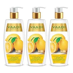 Buy Vaadi Herbals Lemon Dandruff Defense Shampoo, 350ml (Pack of 3 ...