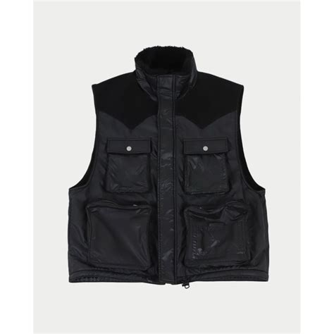 AMBERGLEAM Glossy Hybrid Vest | MAROON WEBSTORE