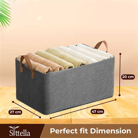 Foldable Wardrobe Organizer with Durable Handle – SITTELLA