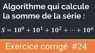 Image result for Algorithme Tableau Exercice Corrige