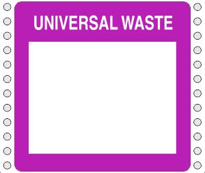 Image result for Universal Waste Sticker Label