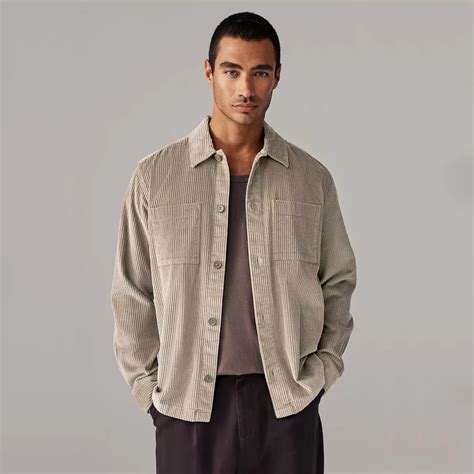 Men's NEXT Corduroy Twin Pocket Shacket Overshirt