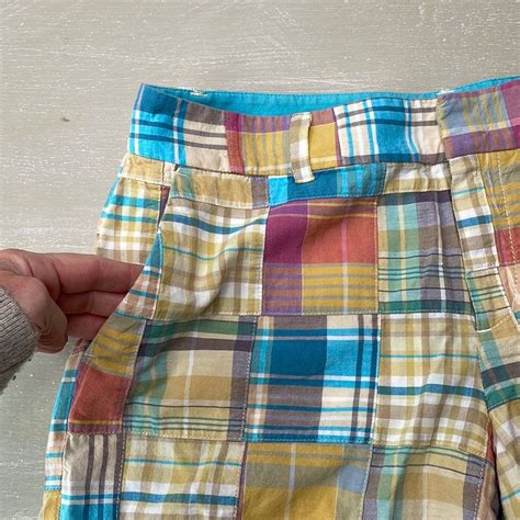 Y2K LOFT Madras Plaid Shorts - Etsy