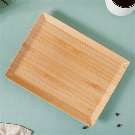 Bamboo Wooden Pattern Tray Online - Premium Tray | Nestasia