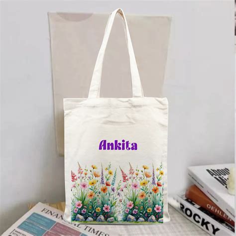 Chillaao Flourish, Colors, Personalised Tote Bag