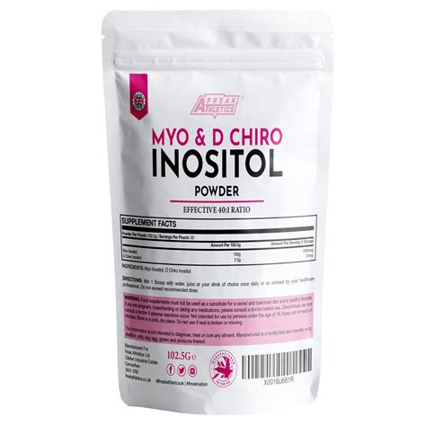 Buy Myo & D Chiro Inositol Powder 102.5g - Effective 40:1 Ratio ...