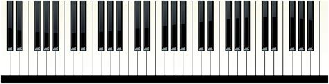 Printable Piano Keys