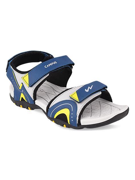 Buy Sandals For Men: Camp-Pashto-M-Blu-Lmn | Campus Shoes
