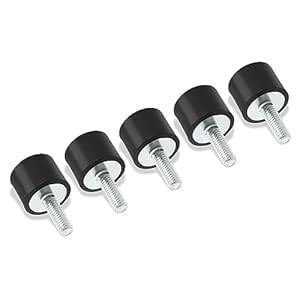 Aracombie M6 Rubber Isolator Mount, Cylindrical Rubber Mounts Shock ...