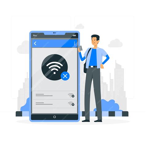 No connection concept illustration | Premium Vector