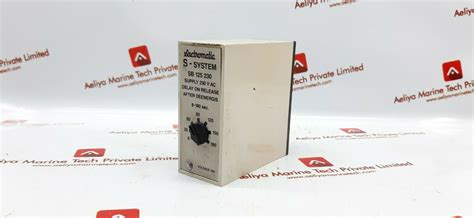 Electromagnetic s-system sb 125 230 supply delay on release 1-180sec ...