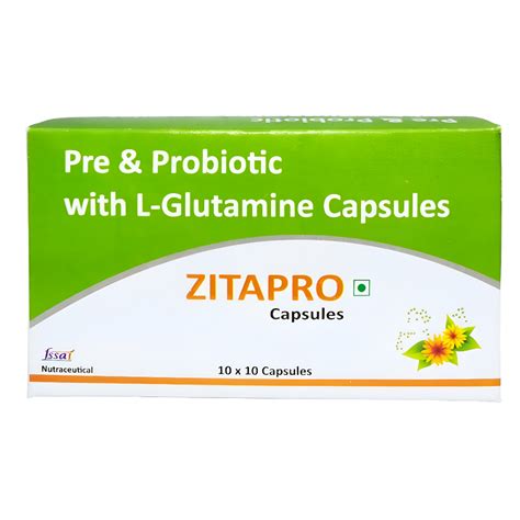 Zitapro | Fructo oligo saccharide 200mg L-Glutamine 100mg with pre and ...