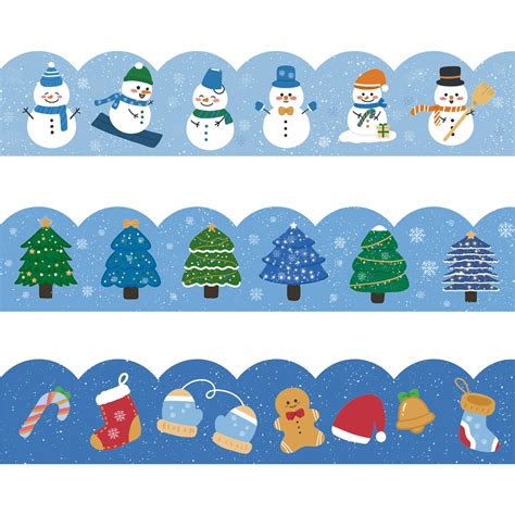 Buy 59Ft Blue Bulletin Board Borders, Borders Classroom Bulletin ...