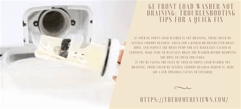 Image result for GE Front Load Maintenance