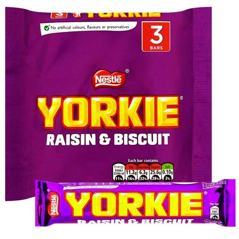 Buy Original Yorkie Raisin & Biscuit Chocolate Bar Pack Imported From ...