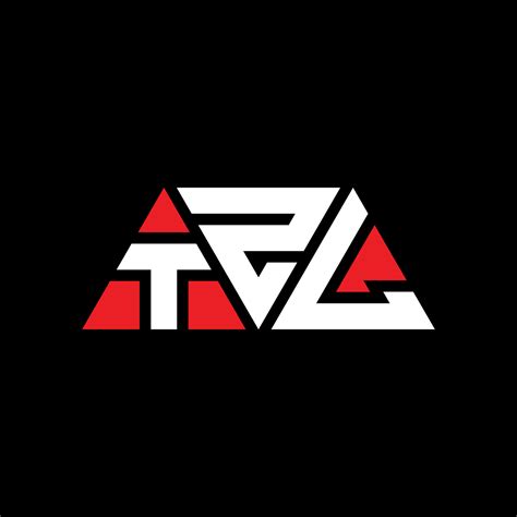 TZL triangle letter logo design with triangle shape. TZL triangle logo ...