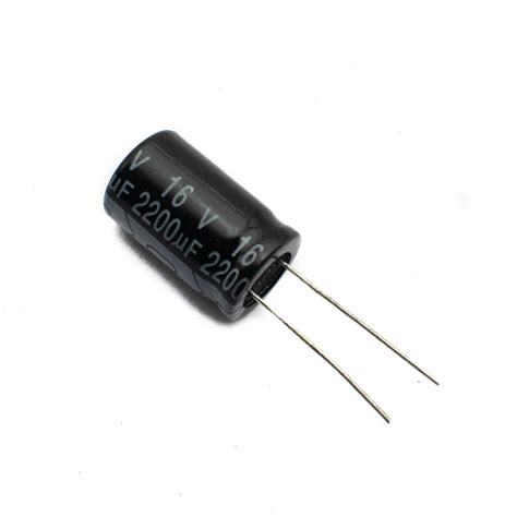 Buy 2200µF 16v Electrolytic Capacitor (Pack of 10) at HNHCart.com