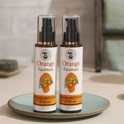 Orange Blossom Face Wash – Bubblefarm