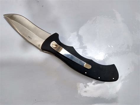 Frost Cutlery ‘Hummer’ Folding Clip-Point blade with thumb screw and ...