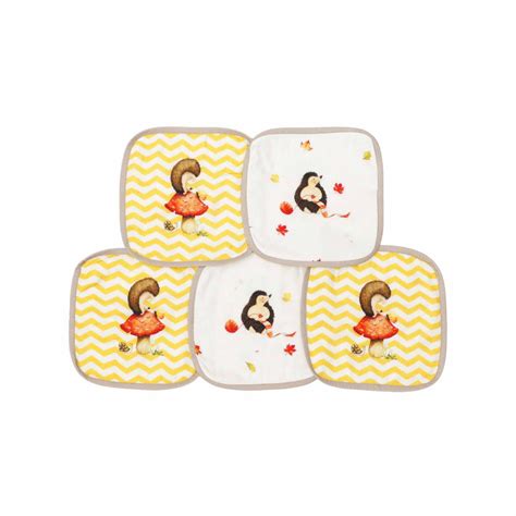 Hoggy the Hedgehog - Bamboo Muslin Essentials Set – snugglyspaces