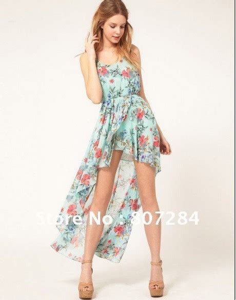 Dresses short in front long in back casual