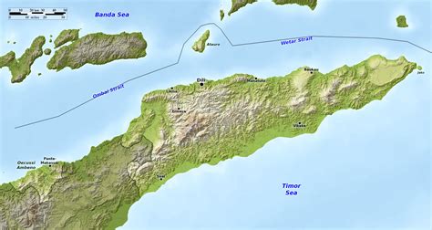 Dili Timor Leste Map