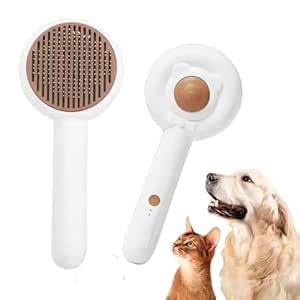 Buy PET FUN 2-in-1 Pet Grooming Brush with Rechargeable Nail Grinder ...