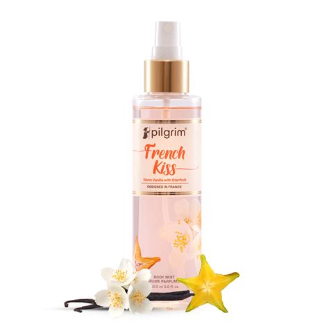 Pilgrim French Kiss Body Mist (Vanilla with starfruit)| Vanilla body ...
