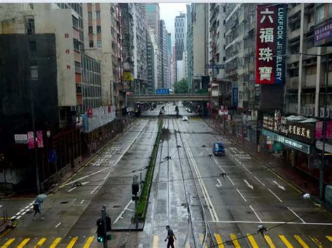 Precautions in low-lying areas - Hong Kong trading suspended due to ...